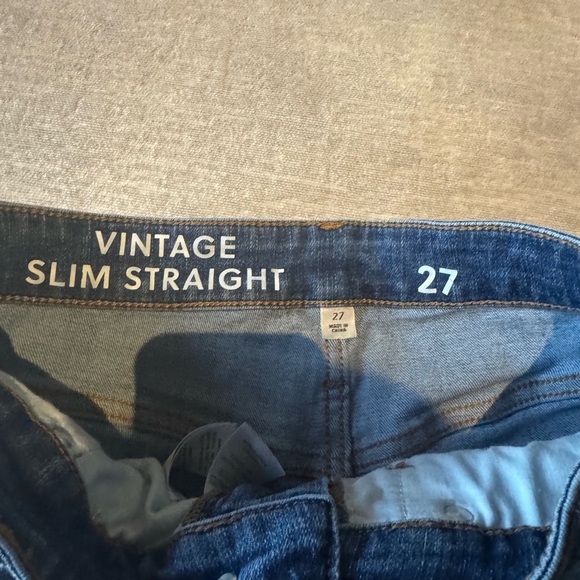 J.Crew Vintage Slim Straight Jeans Size 27 - Picture 7 of 11